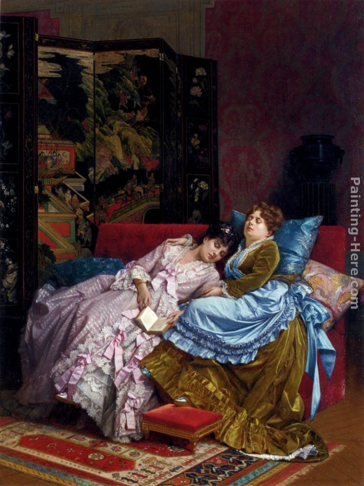Auguste Toulmouche An Afternoon Idyll